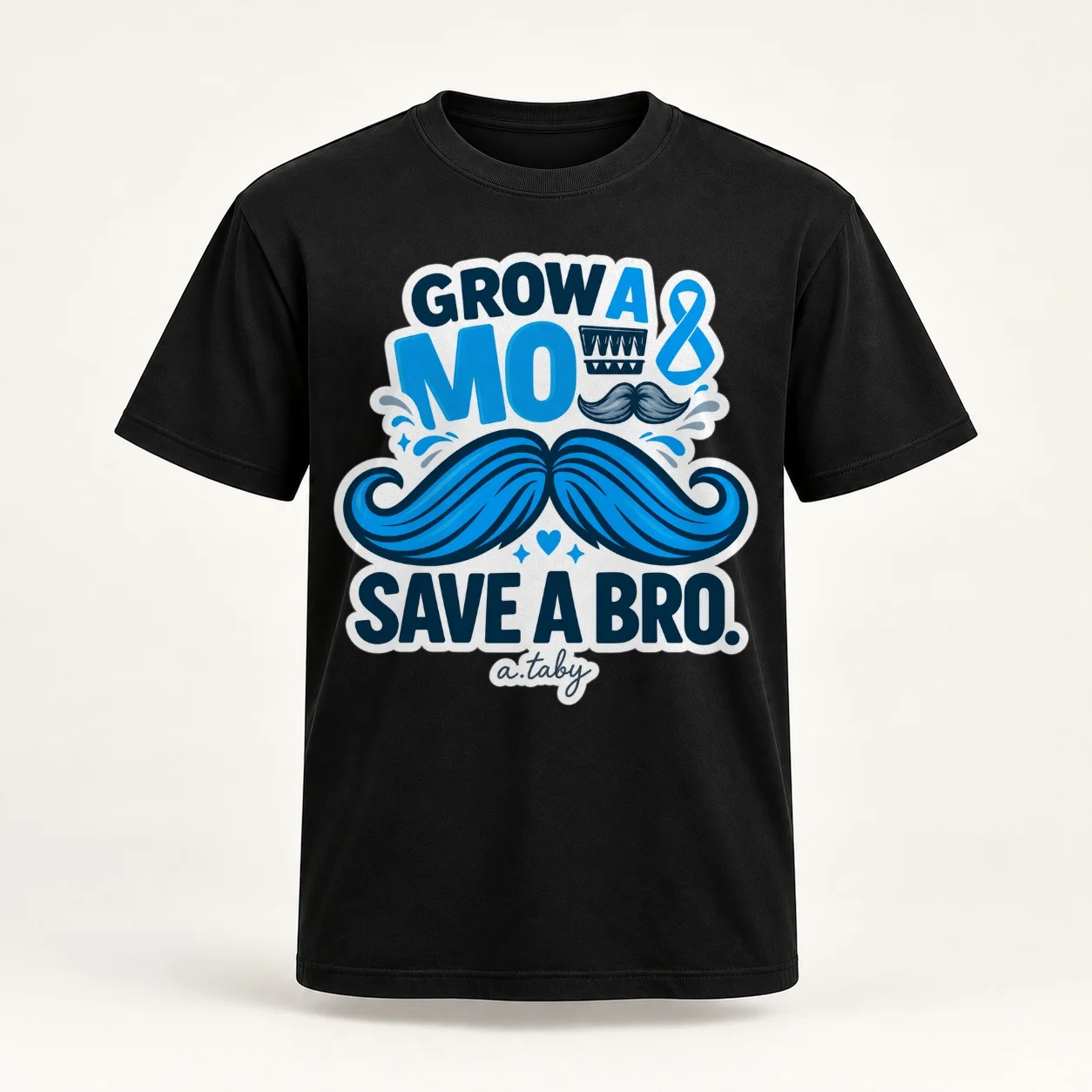 Grow a Mo, Save a Bro – Movember Mustache Awareness Classic T-Shirt t shirts with prints T-Shirt