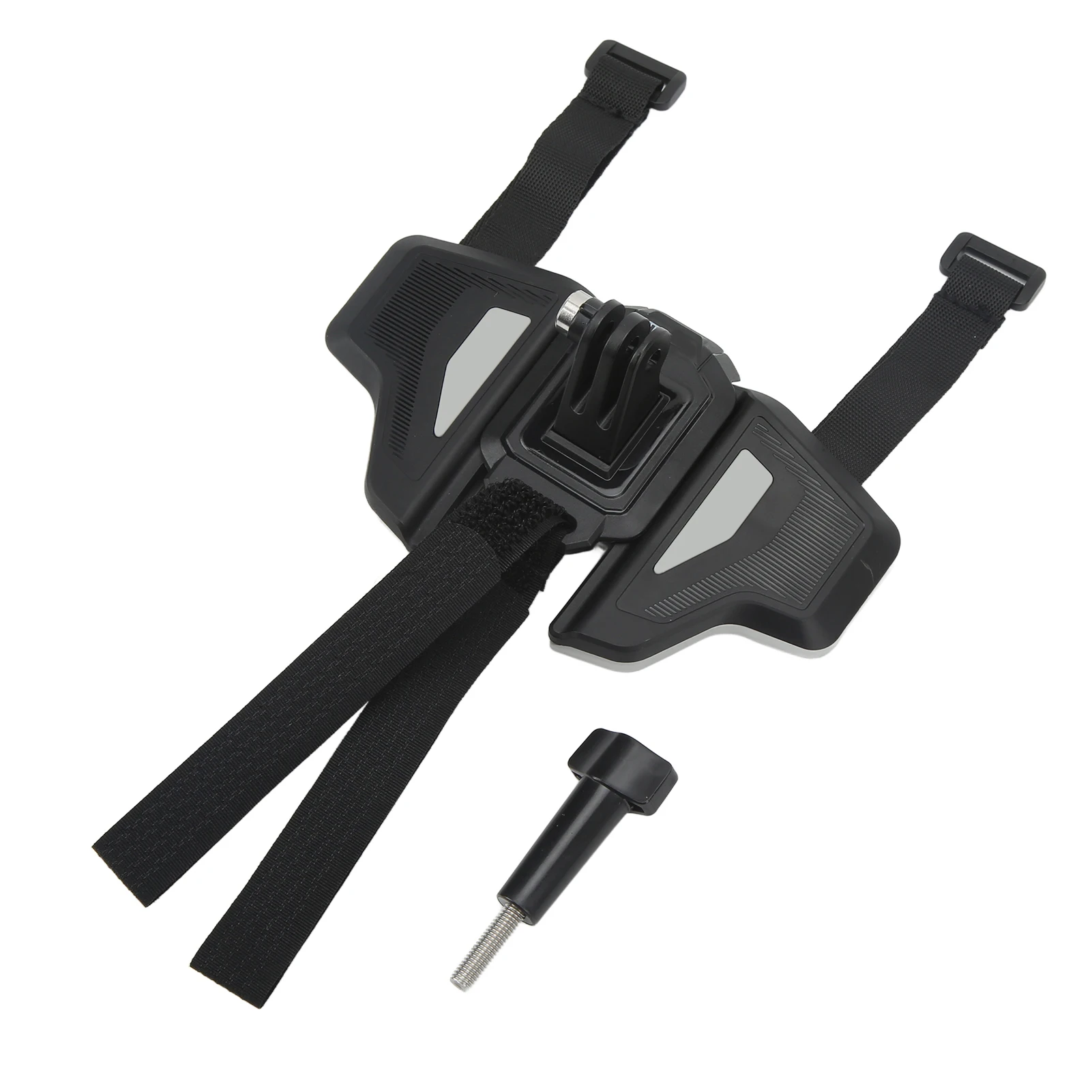 

Camera Helmet Mount Holder Helmet Chin Mount Bracket PC Silicone Polyester Best Shooting Angle Non Slip Design for Motorcycle