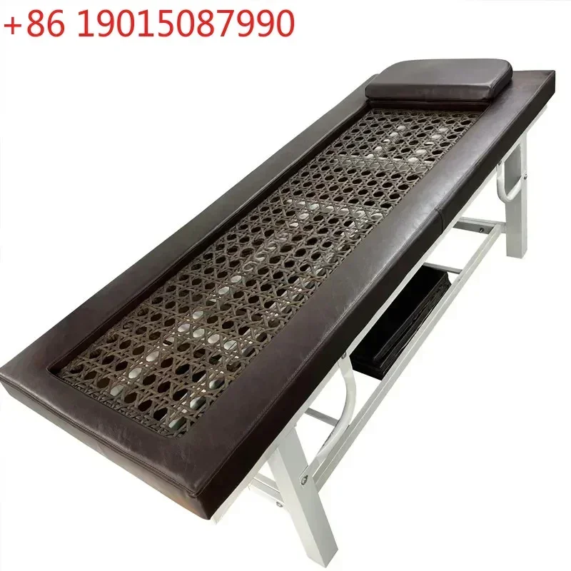 Household Whole Body Local Rattan Mesh Sweating Fumigation Physiotherapy Bed Beauty  Massage Massage Couch