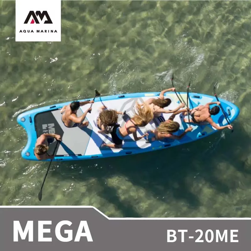 AQUA MARINA 2022New MEGA Many People Surfboard Water Floating Island 650kg Bearing Capacity Team Aquatic Sports Paddle Board