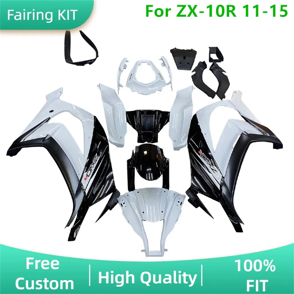 For Kawasaki ZX-10R 11 12 13 14 15 ZX10R 2011 2012 2013 2014 2015 ABS Motorcycle Fairing Kit 100% Fit Injection Mold Free Custom