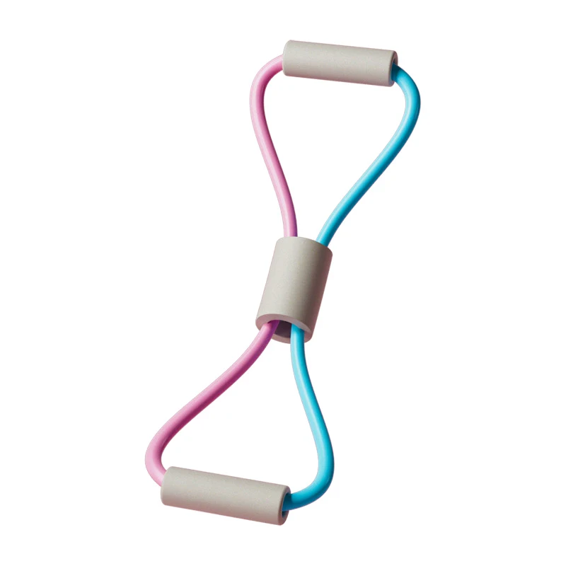 8-shaped Resistance Band Exercise Strength Training Yoga Pilates For Men Women Arm Back Shoulder Equipment Tube Band Pull Rope