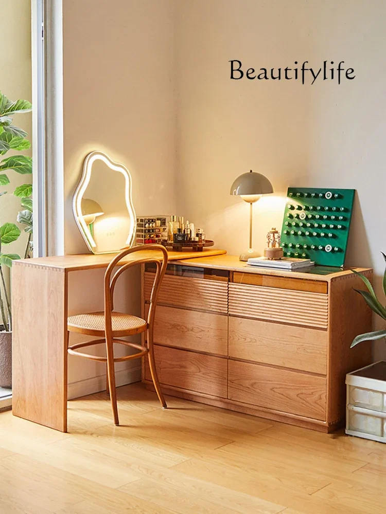 Commode rétractable de Style japonais, armoire de rangement d'angle intégrée