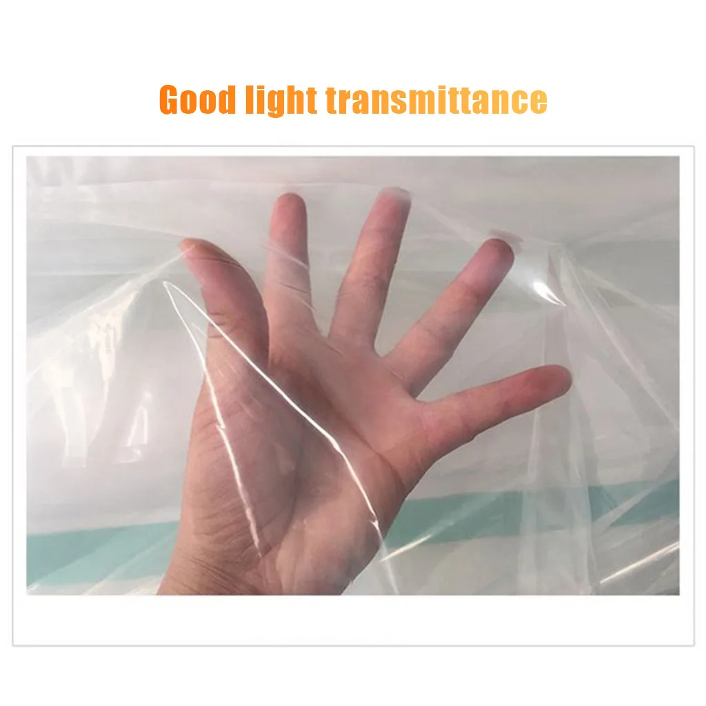 Transparent Hot House Vegetable Greenhouse Agricultural Cultivation Cover Clear Plastic Small Arch Shed Sheeting Dustproof Cloth - view 5