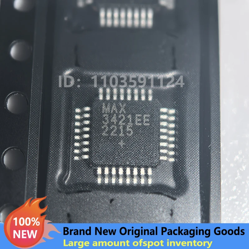 1PCS New original MAX3421EEHJ+T  MAX3421  USB PERIPH/HOST CNTRL 32TQFP