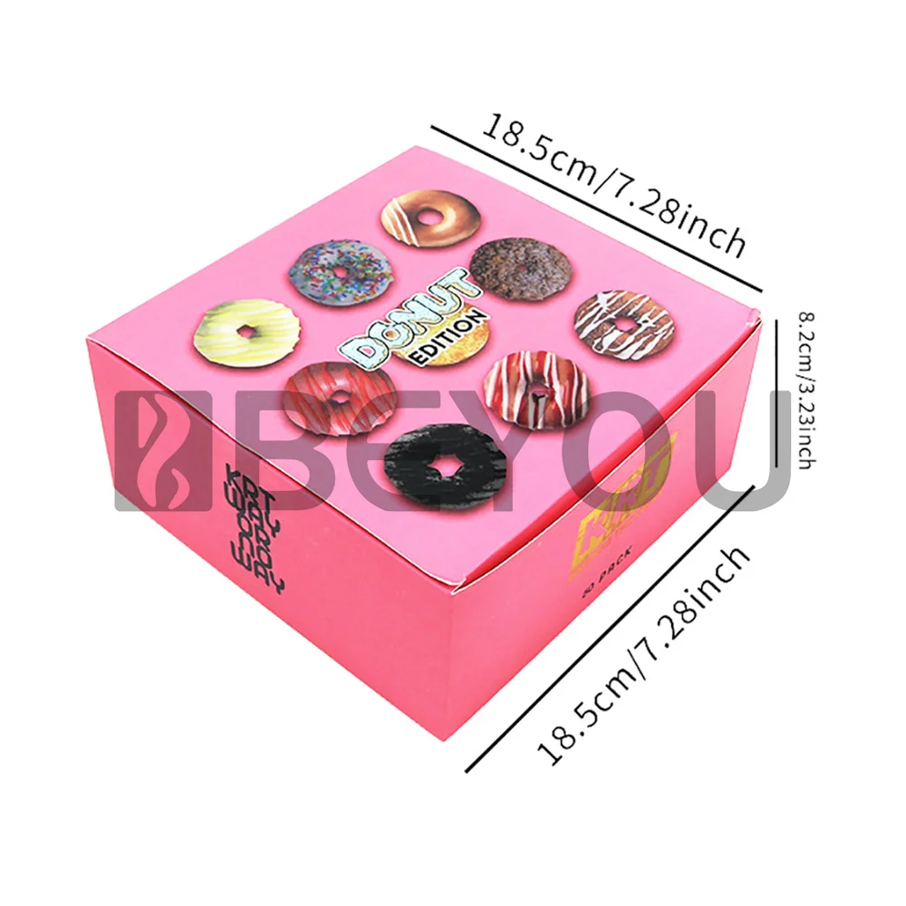 1ml Paper Storage Box KRT Empty Cartridge Sweet Doughnut Plastic Opp Pouches Mini Drawer 510 Threaded Tank Customize Packing