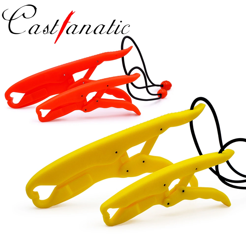 Castfanatic ABS Plastic Fishing Gripper red and yellow 50g/120g Lipgrip Floating Fishing Tackle Peche Griper Pescaria de Pesca