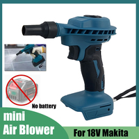 Min Blower Cordless Air Dust Collector Blower For Makita 18V Battery Computer Keyboard Car Windows Dust Cleaning Power Tools
