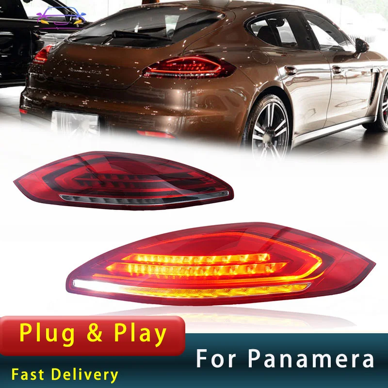 

Car Tail Light For Porsche Panamera 2014-2016 Upgrade LED Brake Turn Signal Original Style Taillamp Accembly Auto Accessory