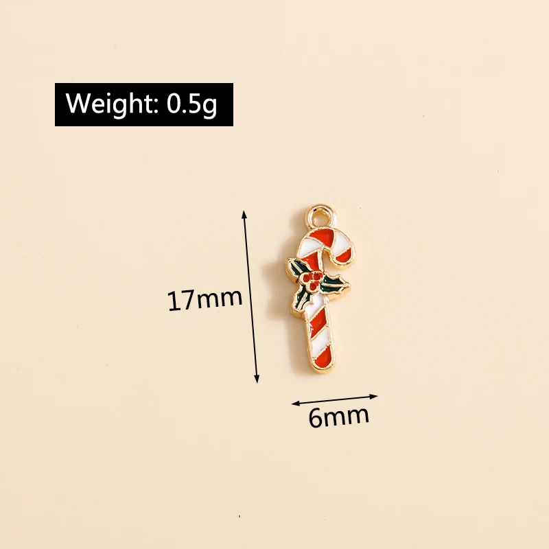 10 teile/los Mix Emaille Weihnachtsbaum Handschuhe Hirsch Charms für DIY Schmuck Machen Anhänger Halsketten Ohrringe Armbänder Handwerk Geschenke – Detail 14