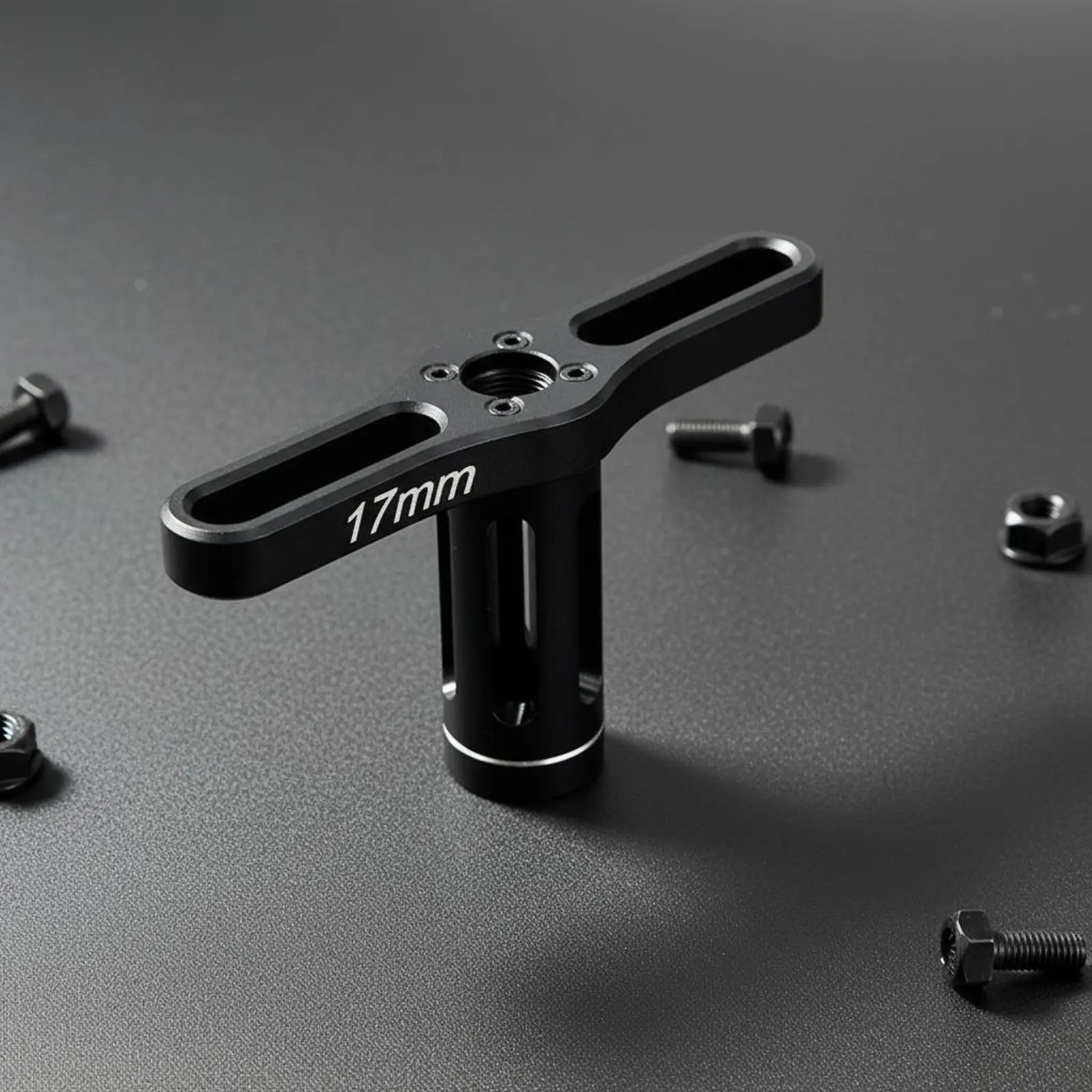 17mm RC Wheel Driver Sturdy and Long-Lasting RC Car Wheel Nut Tool 17mm Hex Socket Wear-Resistant T-Handle Socket Wrench Easy To