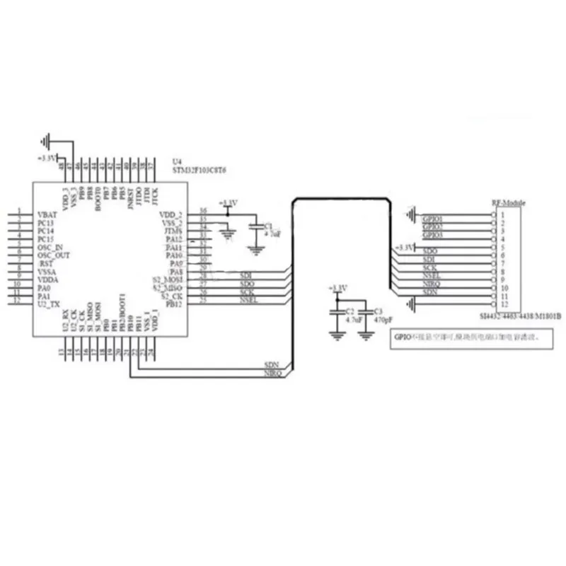 1-5PCS SX1276 LORA Module Wireless Spread Spectrum Module 868M / 915M Wireless Module