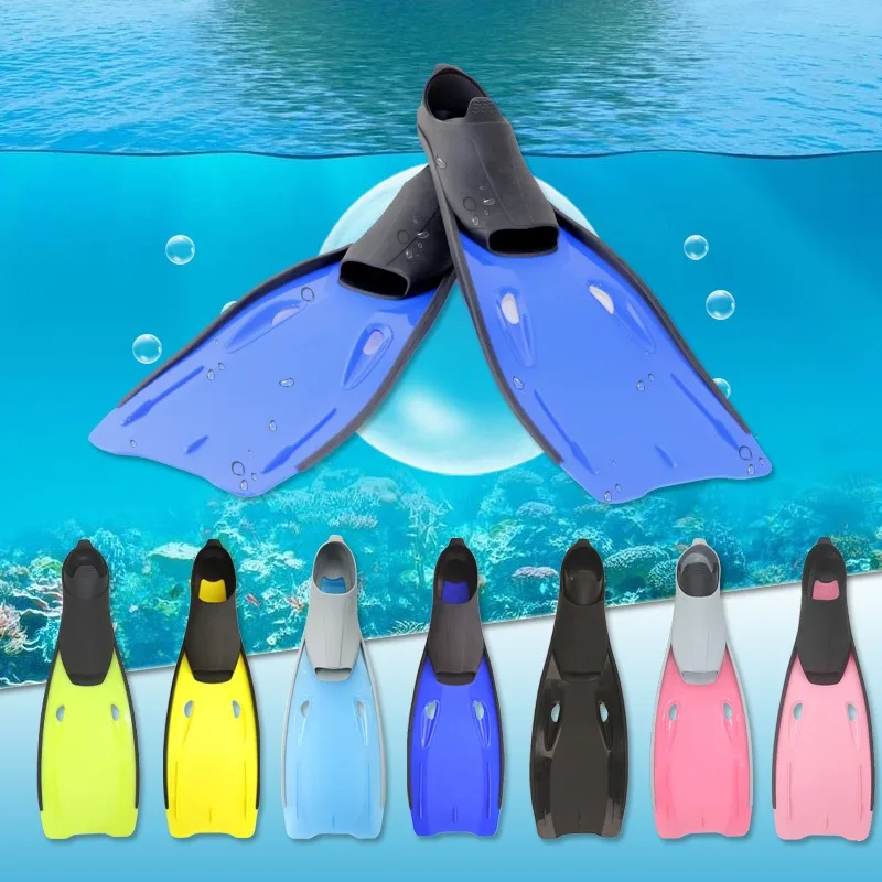 

Youth Swimming Training Fins Adult Diving Equipment Long Fins Deep Diving Outdoor Water Sports Snorkeling Lightweight Frog Shoes