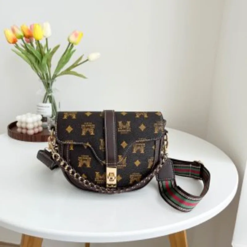 Borsa in stile francese distinta Nuova collezione 2025 - Borsa a tracolla alla moda squisita di fascia alta per donne di lusso leggere