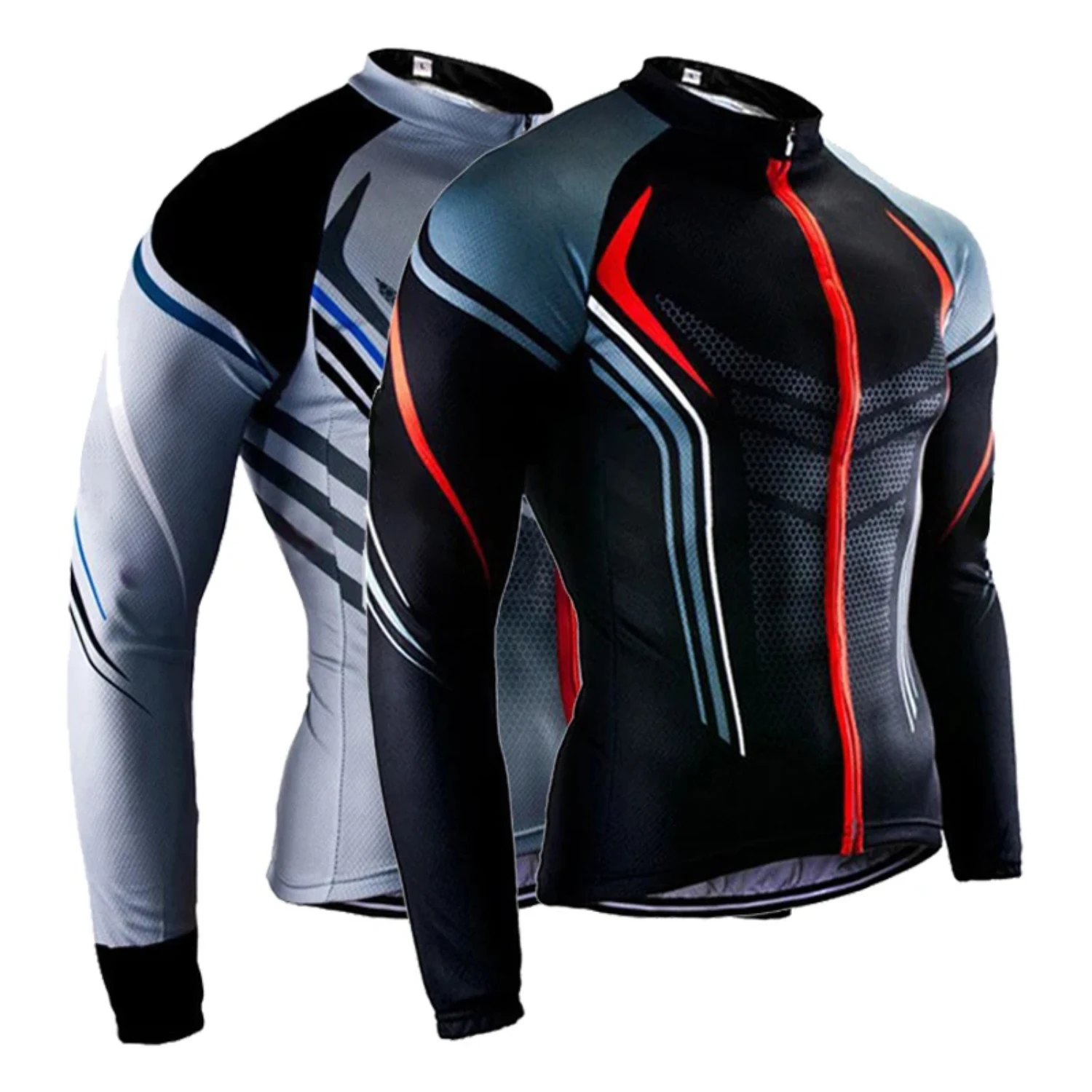 Long Sleeve Cycling Jersey  Men Bicycle Shirt Breathable High Quality Mountain Bike Clothes