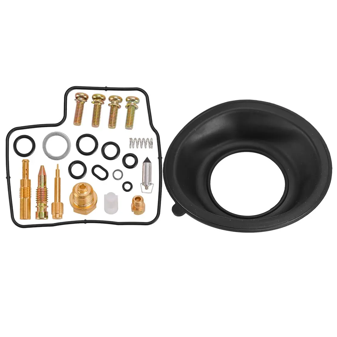 Carburetor Repair Kit Diaphragm O-Ring Needle Valve Fit For Honda VF1100C Magna VF1100S Sabre VT1100C Shadow