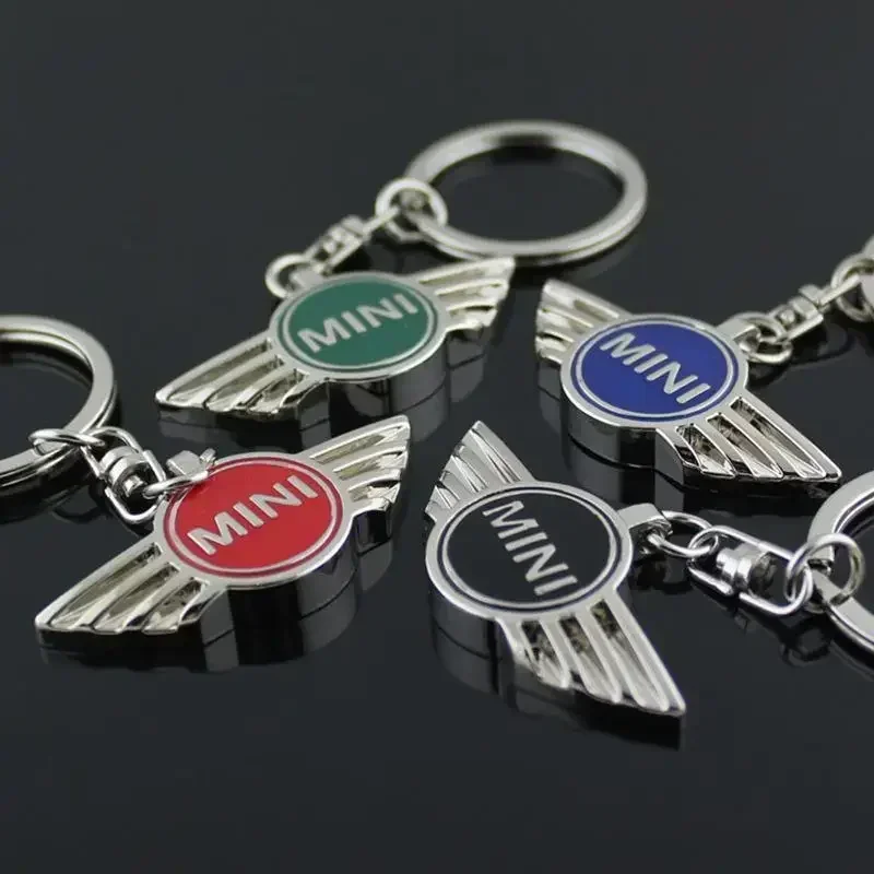 

Metal Car Logo Keychain Holder Pendant for Mini Cooper JCW R50 R52 R53 R55 R56 F54 F55 F56 F60 CLUBMAN COUNTRYMAN Auto Key Rings