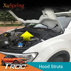 For VW T-Roc Troc 2017 2018 2019 2020 2021 Car Bonnet Hood Lift Gas Spring Shock Bracket Strut Bar  Support Rod Accessories