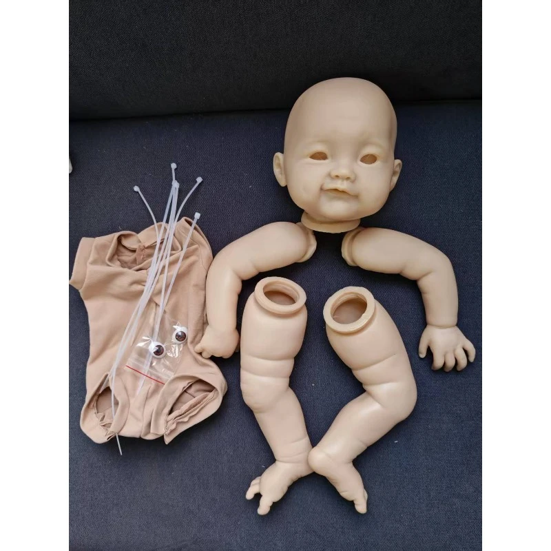 21Inch Reborn Kit Naomi Limited Edition Reborn Vinyl Doll Kit Lifelike Real Soft Touch Fresh Color Unfinished Blank Doll Kit