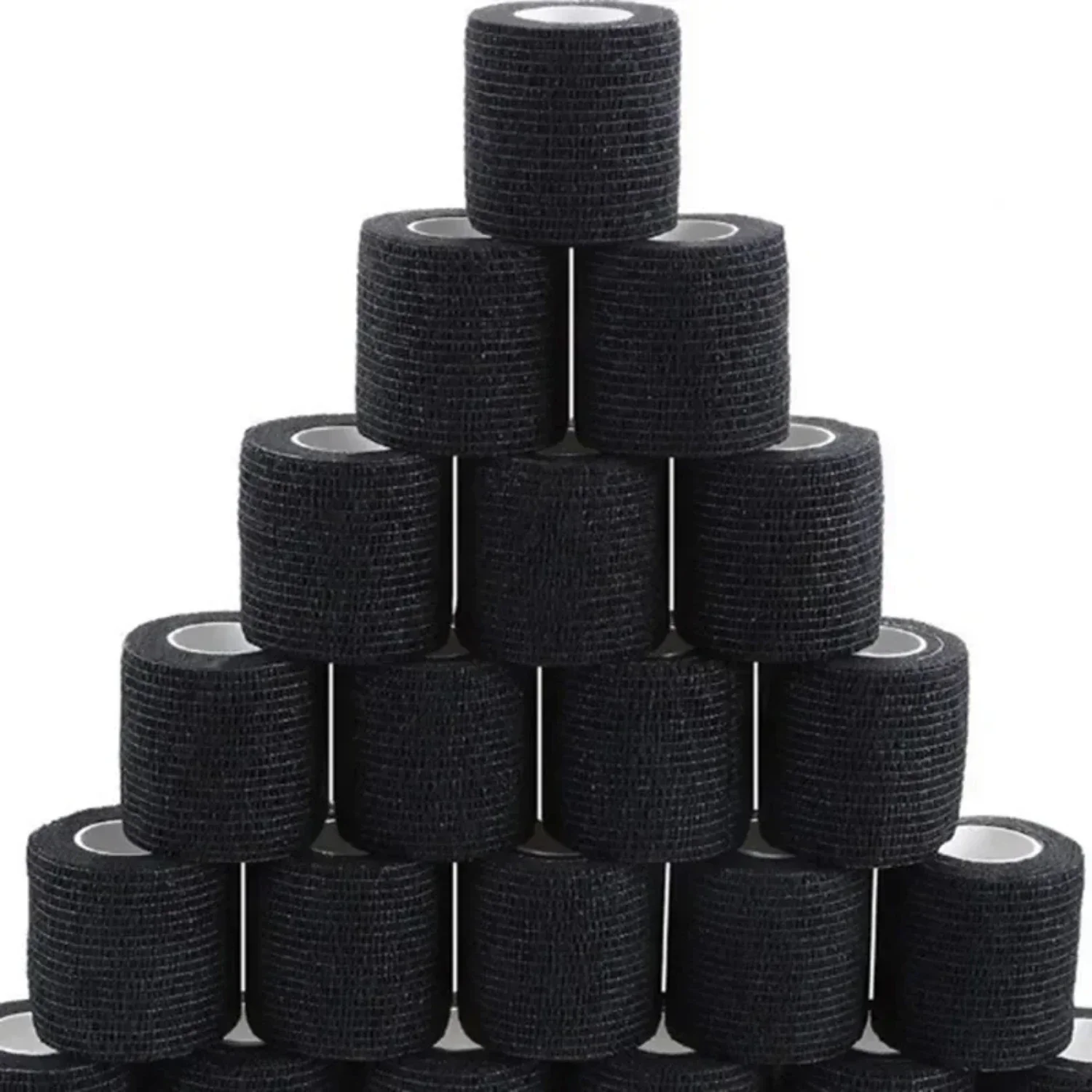 

4.8m Training and Exercise Black Sports Bandages First Aid Elastic Bandage Self-adhesive Elasticity Wristband Safety