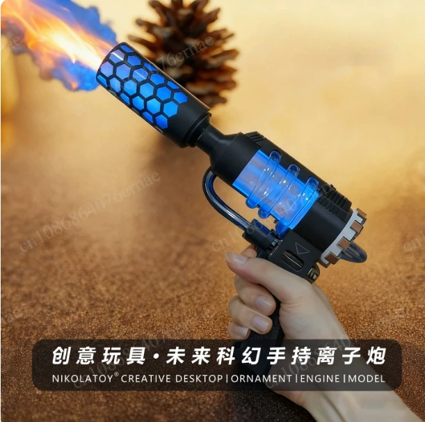 Sci Fi Handheld Pulse Ion Blaster Air Vortex Cannon Toy Physics Science Demo Tool