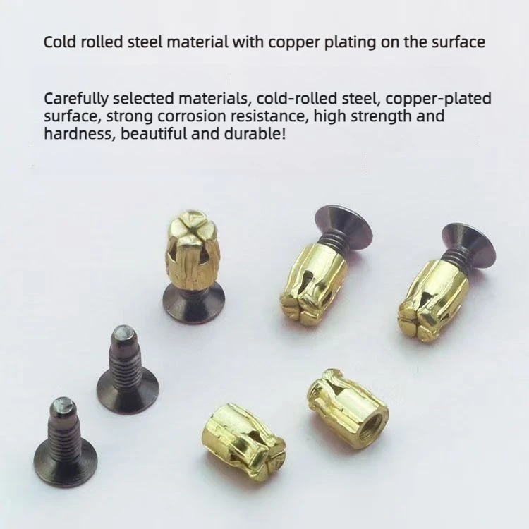 20/50/100pcs Reusable Hinge Expansion Inserts for Door Panel Fasteners Hardware Repair Kit Durable Rust Proof Door Locks Latches