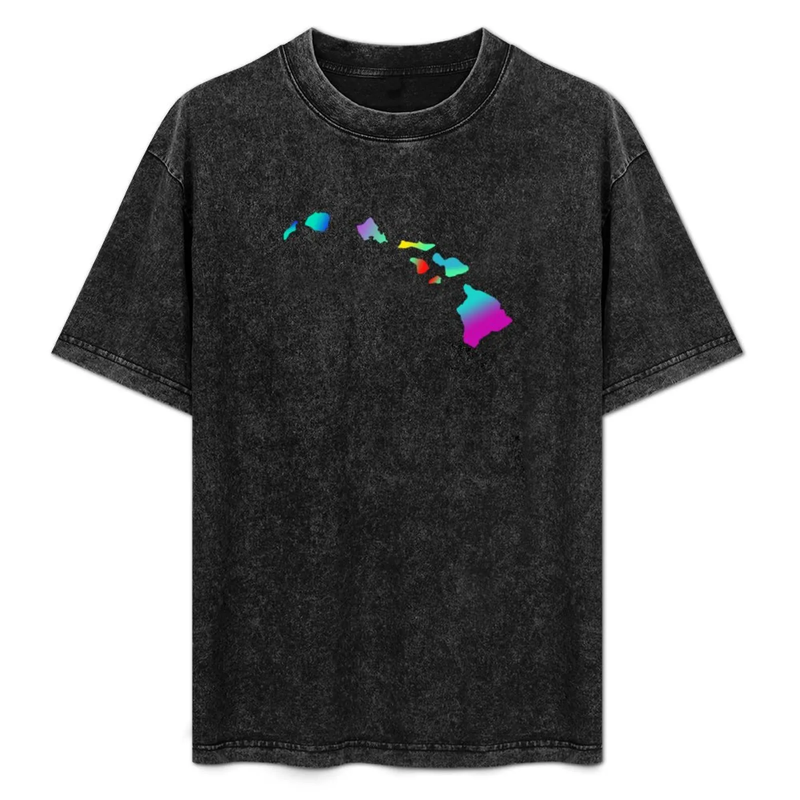 

Hawaiian Islands with Gradient Fill T-Shirt summer tops cute tops clothes for men