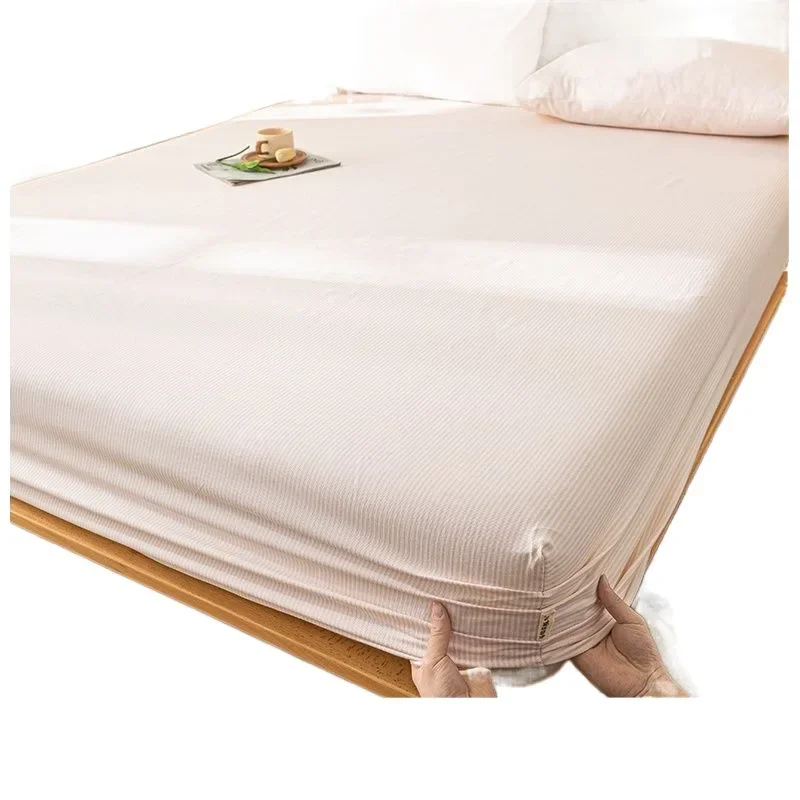 

Thickened old coarse cloth cotton mattress, pure cotton single piece all-inclusive bed cover, mattress cover dust cover