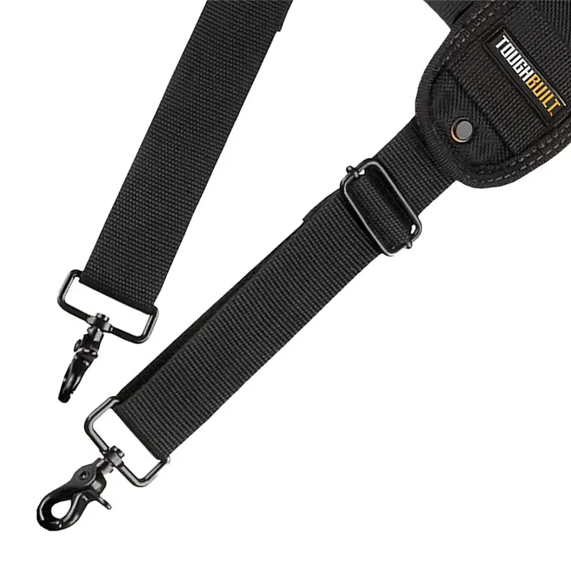 TOUGHBUILT TB-CT-51 Universal Old Style Construction Shoulder Harness, Padded Tool Belt Shoulder Strap Without Belt D-Ring