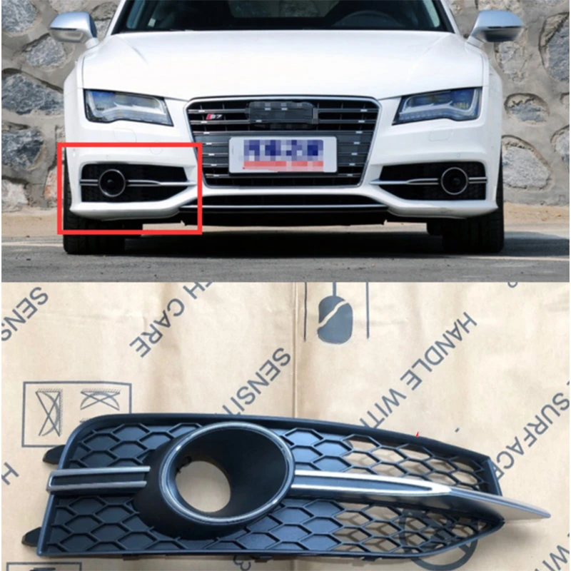 Automatyczny zderzak przedni z siatką ACC do Audi A7 SLINE S7 4G C7 S-Line 2012 2013 2014 2015 4G 8807681 C 4G 8807682 C