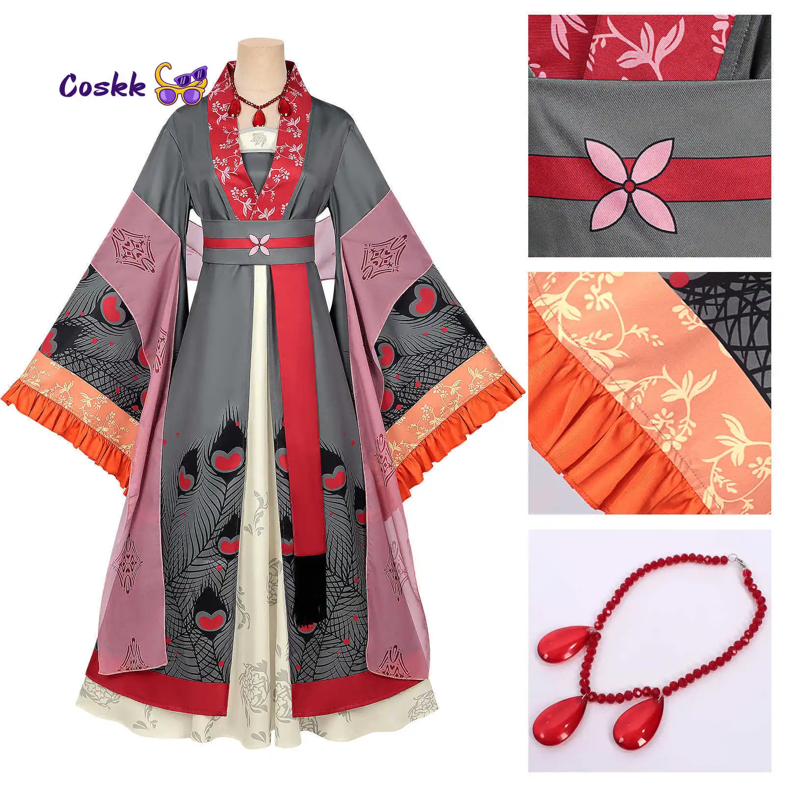 Aunque soy una villana ineficiente, disfraz de cosplay de Zhu Huiyue, estilo chino, estilo antiguo, vestido de cosplay de anime, conjunto completo