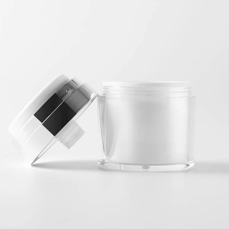 Versatile Travel Lotion Containers, Refillable Pump Jars Made Of Acrylic For Thick Moisturizer. image 2