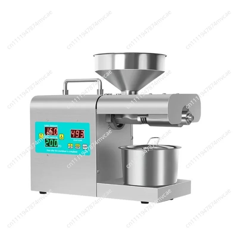 220V/110V Linseed Olive Kernel Stainless Steel Temperature Control Oil Press RG-311/RG-312 Hot and Cold Oil Press