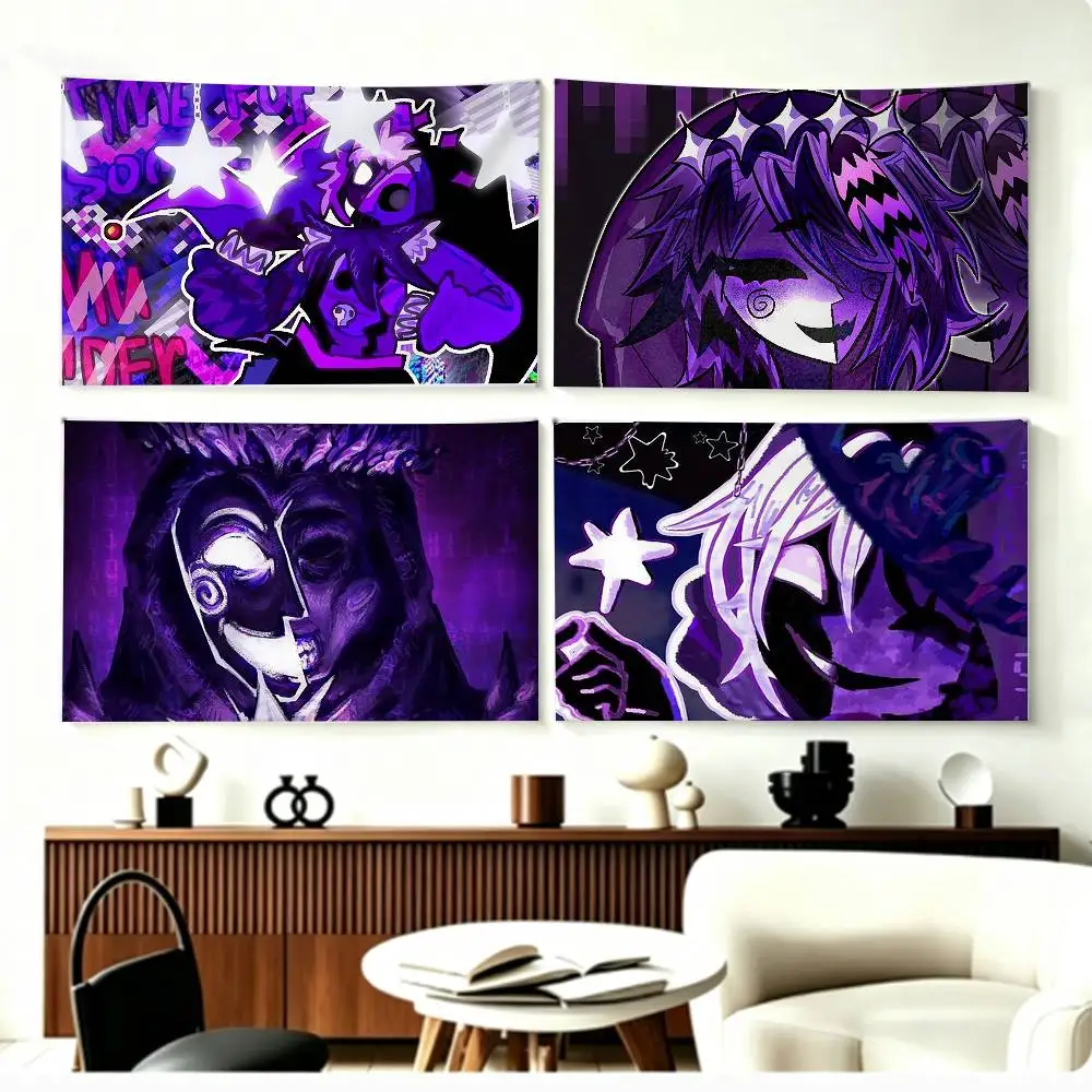 

COOL Forsaken Pin Creative N-Noli Flags Wall Hanging Background Art Banner for Bedroom Home Outdoor Decor