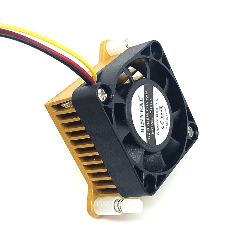 Imagem -03 - Placa Gráfica Fan com Dissipador de Calor Cooler dc 5v 12v 24v 40 mm 40x40x10 mm 4010