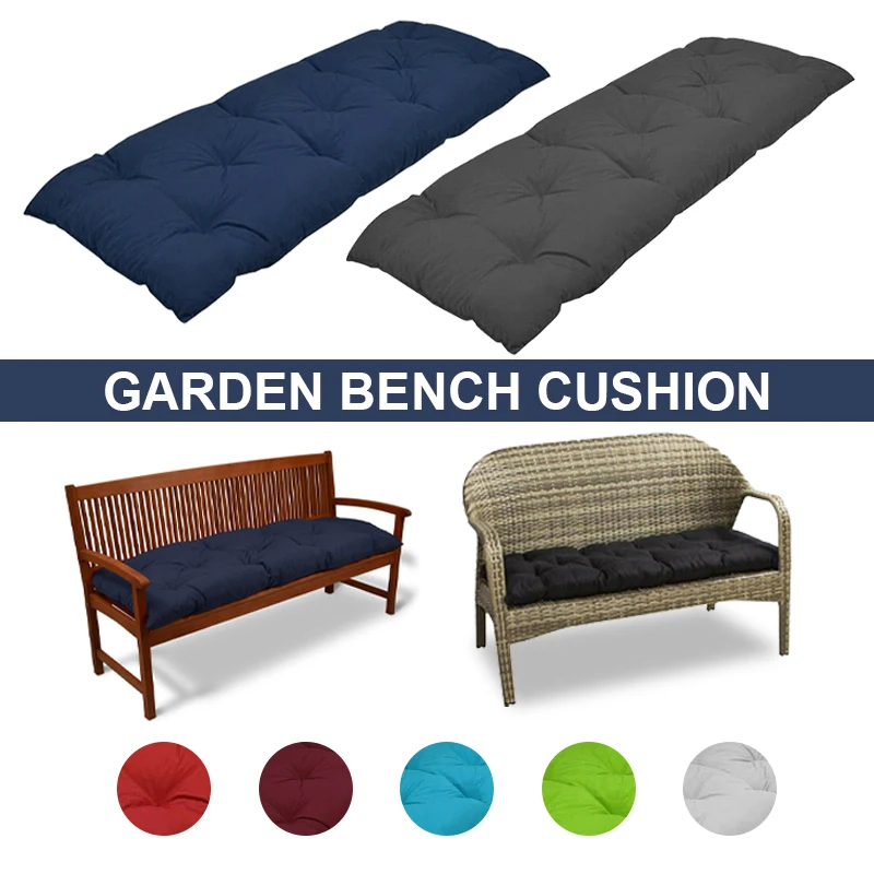 Garden Lounge Bench Long Cushion Hassock Pouf Home Ground Seat Chair Pad Office Chair Backrest Cushion Thickened Mattress Futon