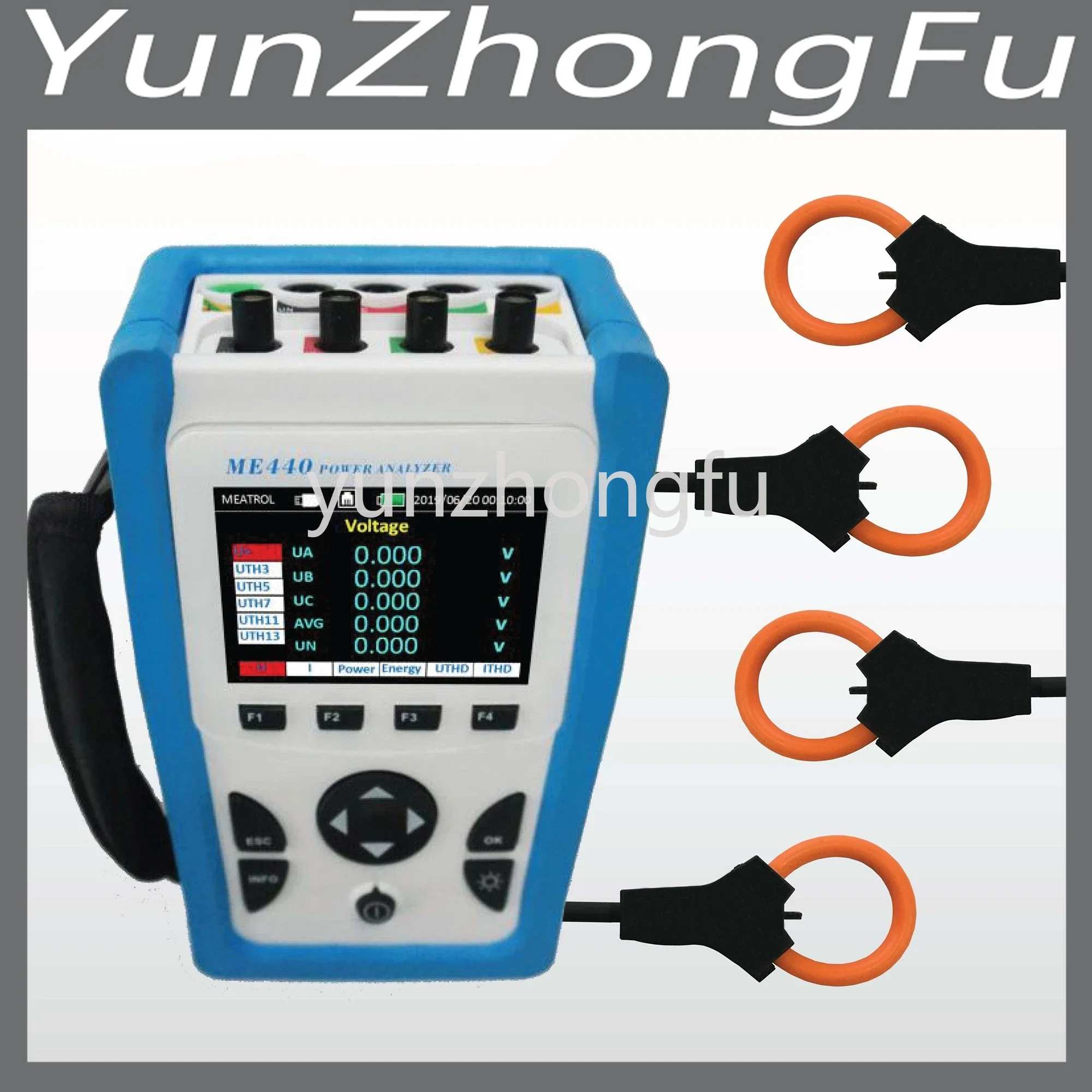 

Portable Instrument ME440 NRC-200 Intelligent Multifunctional Rogowski Coil Electric Power Analyzer