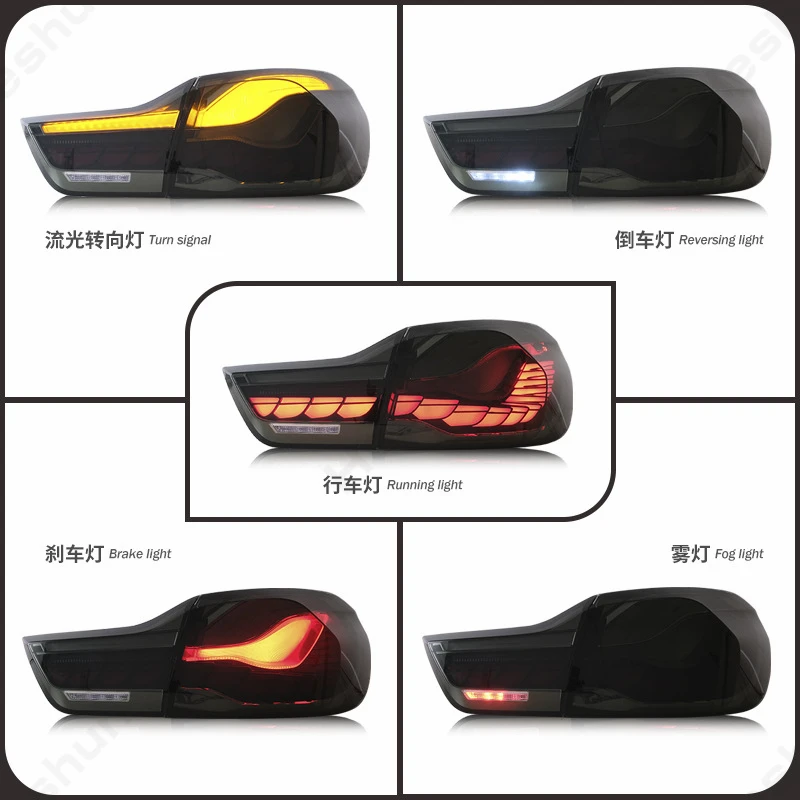 Voor Bmw M4 420i 428i 430i 435i 440i 4 Series F32 F82 F33 F36 F83 2014-2020 Gts Oled Stijl Volledig Led Dynamisch Achterlicht Achterlicht