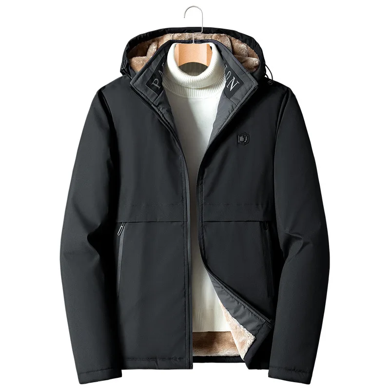 

Premium Mens Winter Fleece Clothing 2025 Autumn Collection Varsity Style Windbreaker Jacket Waterproof Outdoor Mens Jacket