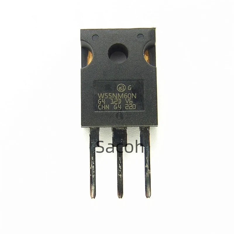 Refurbished Original 5Pcs/Lot STW55NM60N 55NM60N STW55NM60ND 55NM60ND TO-247 51A 600V N-Channel MOSFET Transistor