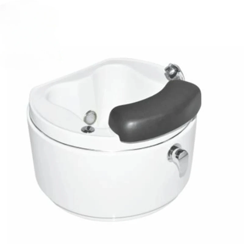 Pedicure Spa Chair Glass Bowl Sinks Foot Bath Pedicure Sinks Massage Wireless Remote Control