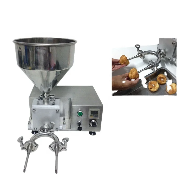 Cupcakes Donuts Bread Cake Cheese Corn Cream Filling Machine Chocolate Filling Puff Butter Jam Injection Machine