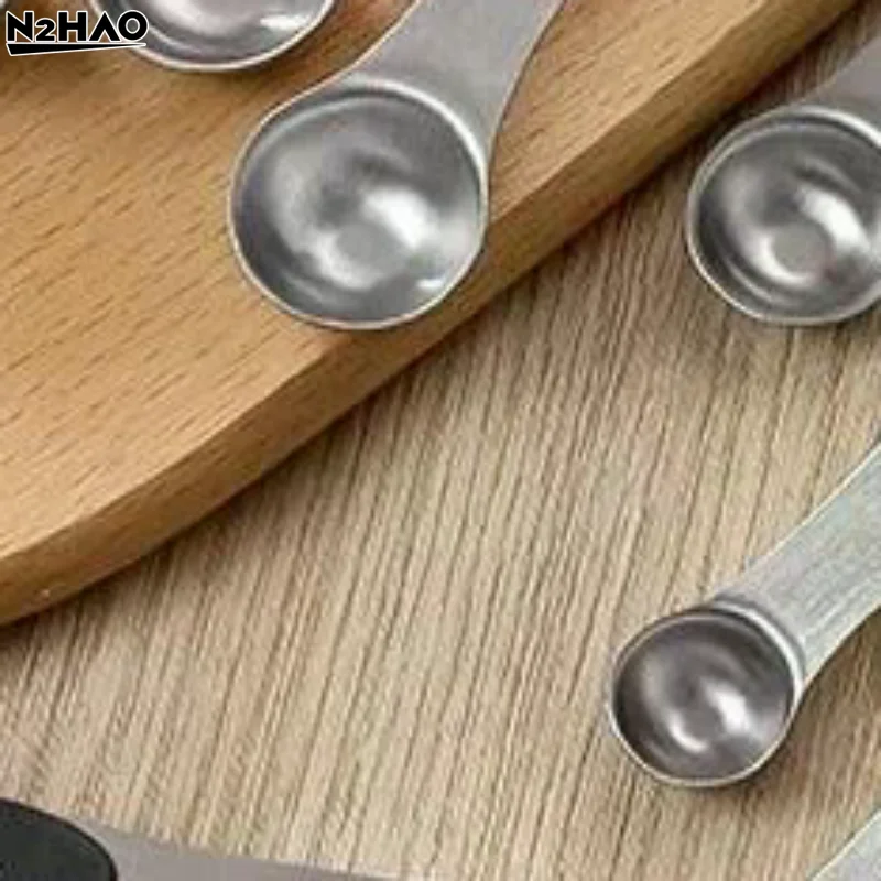 8Pcs Measuring Spoons Magnetic Measuring Spoons Dual Sided Stainless Steel Measuring Spoon Stackable Nesting Tablespoon Teaspoon