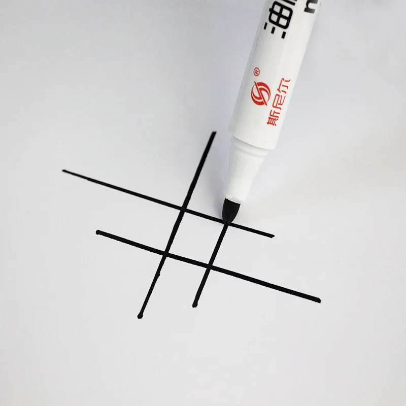 8pcs/Set Oily Marker Pen High-Capacity Thick Head Waterproof Office Learning Student Painting Card Writing Festival Multipurpose