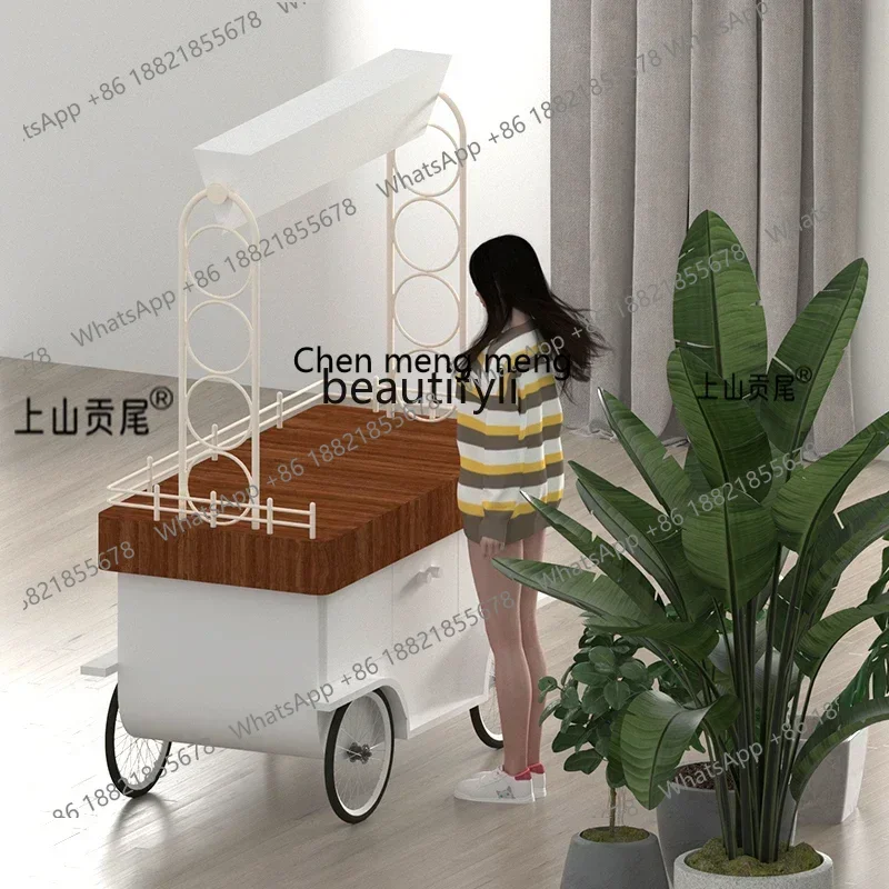 

Z189 Европейская креативная тележка для еды, стойка для стойки, рекламная тележка для еды, тележка для демонстрации мероприятий