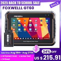 Foxwell GT60 BT Version OBD Auto Diagnostic Tool Bi-directional Control OBD2 Scanner All System 24+ Reset ODB Automotive Scanner