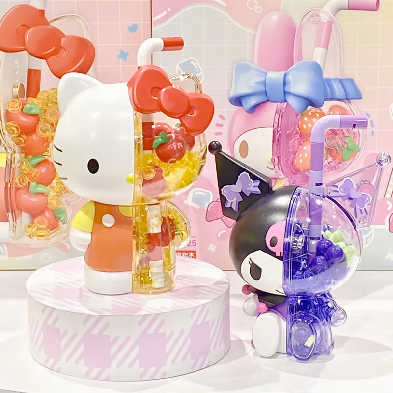 サンリオビルディングブロックハローキティマイメロディシナモロールクロミアクション置物モデルパズル組立おもちゃ子供の誕生日プレゼント