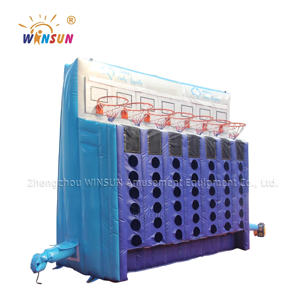 Inflatable Giant Connect Four Basketball Game Inflatable Basketball Inflatable Connect Four Carnival Game