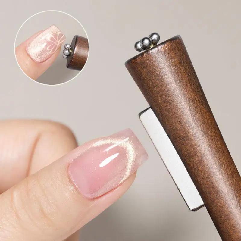 HUA 3 IN 1 Multi-Function CAT EYE แม่เหล็กสําหรับเล็บ Art Design Strong Magnetic Stick สร้างดอกไม้รูปผลเครื่องมือแม่เหล็ก