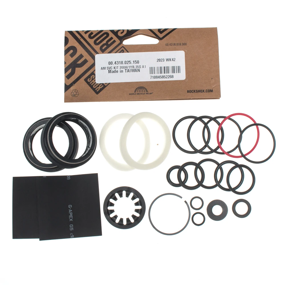 ROCKSHOX 200 HOUR/1 YEAR SERVICE KIT - 35 SILVER R/TK A1 (2021)   00.4318.025.150